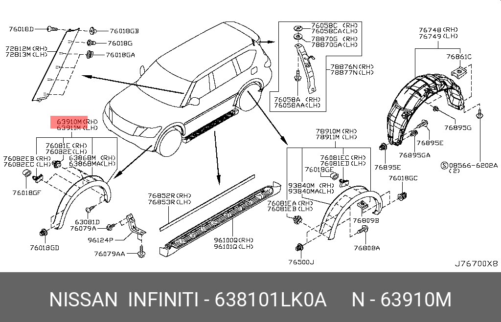 Епкадата. Клипсы подкрылок Nissan x-Trail t31. Клипсы молдинга крыла Инфинити qx56. Nissan 76847jg00a клипса. 76882jg10a клипса.