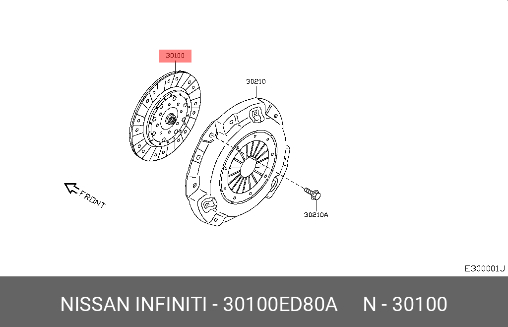 диск сцепления 225мм NISSAN QASHQAI (J10) 2.0 07-13, X-Trail (T31) 2.0 07-13