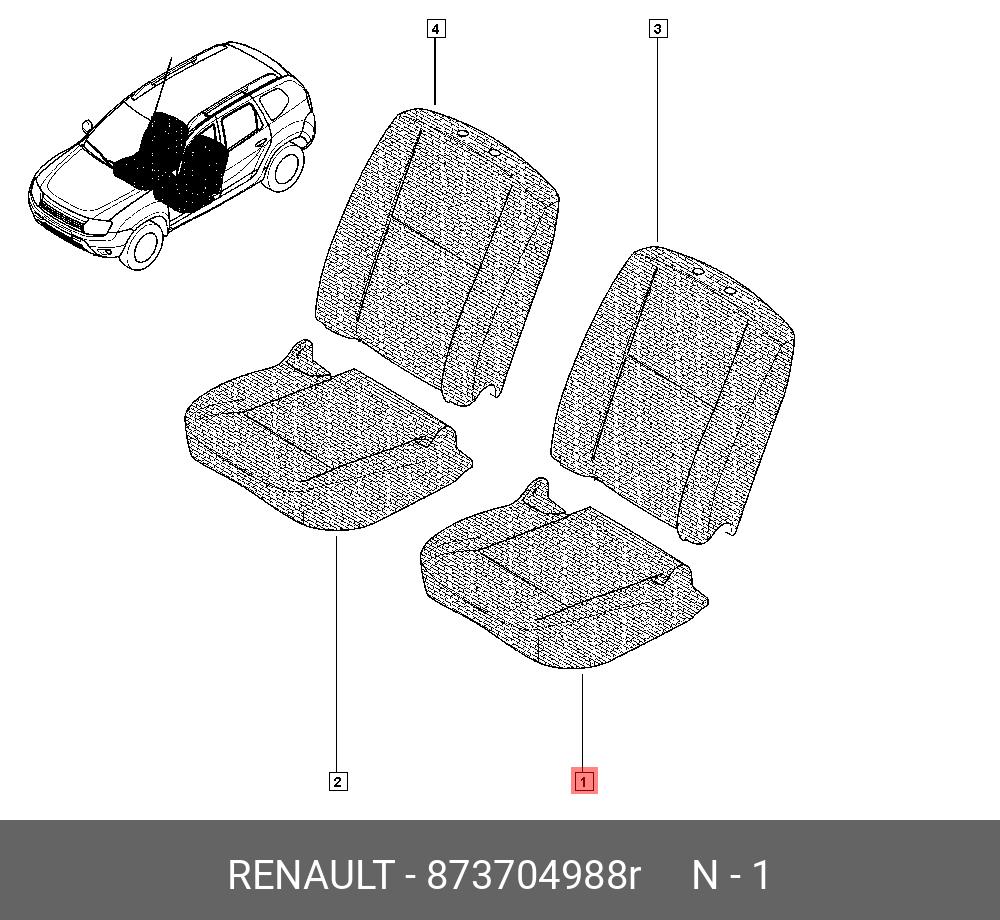 Сиденья Рено Дастер 2 Купить