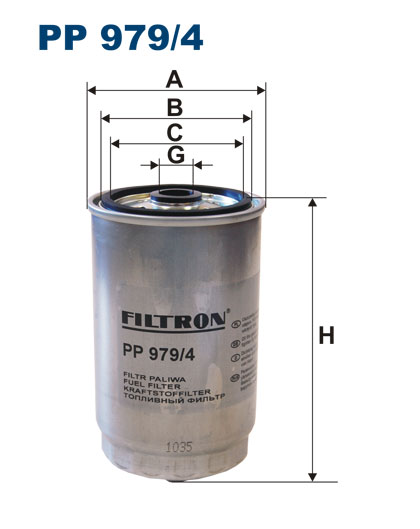 Фильтр топливный Disel (датчик 10мм)