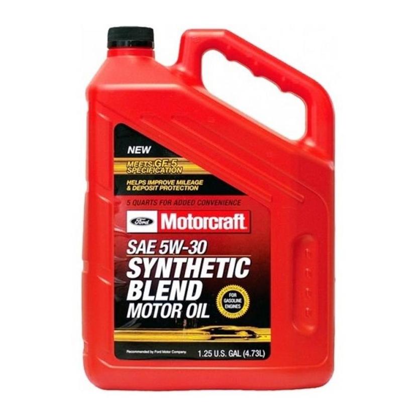 Масло моторное полусинтетическое "Synthetic Blend Motor Oil 5W-30", 5л