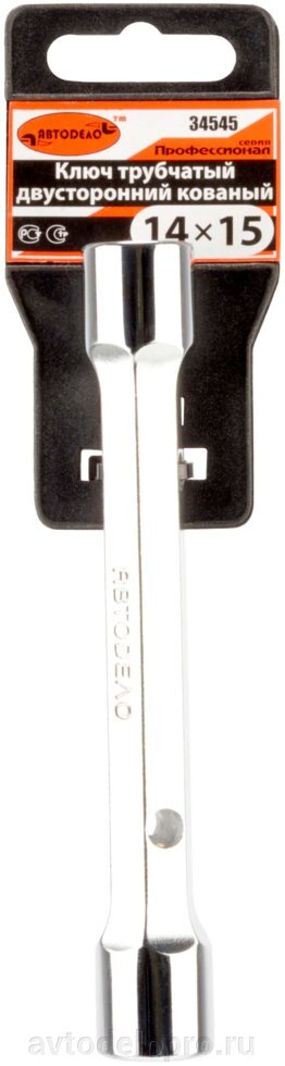Ключ торцевой кованный трубчатый 18*19мм (АвтоDело) (34589)