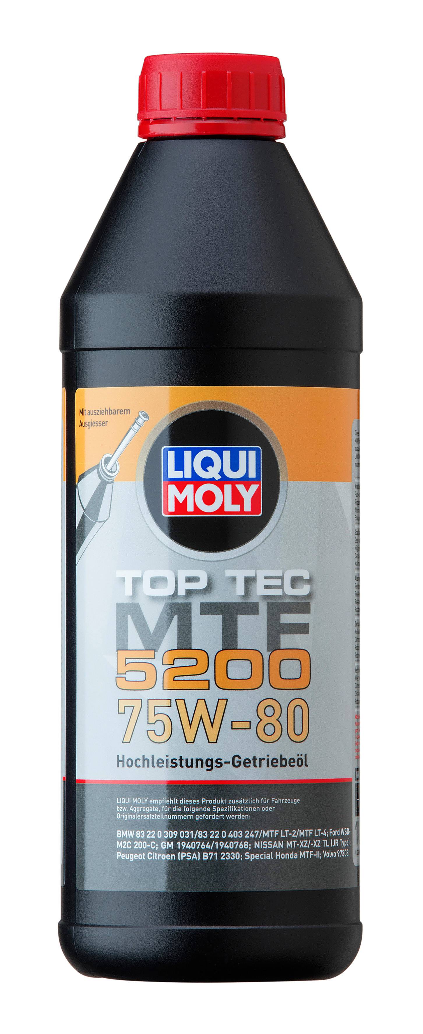 Масло трансмиссионное Liqui Moly Top Tec MTF 5200 75W80