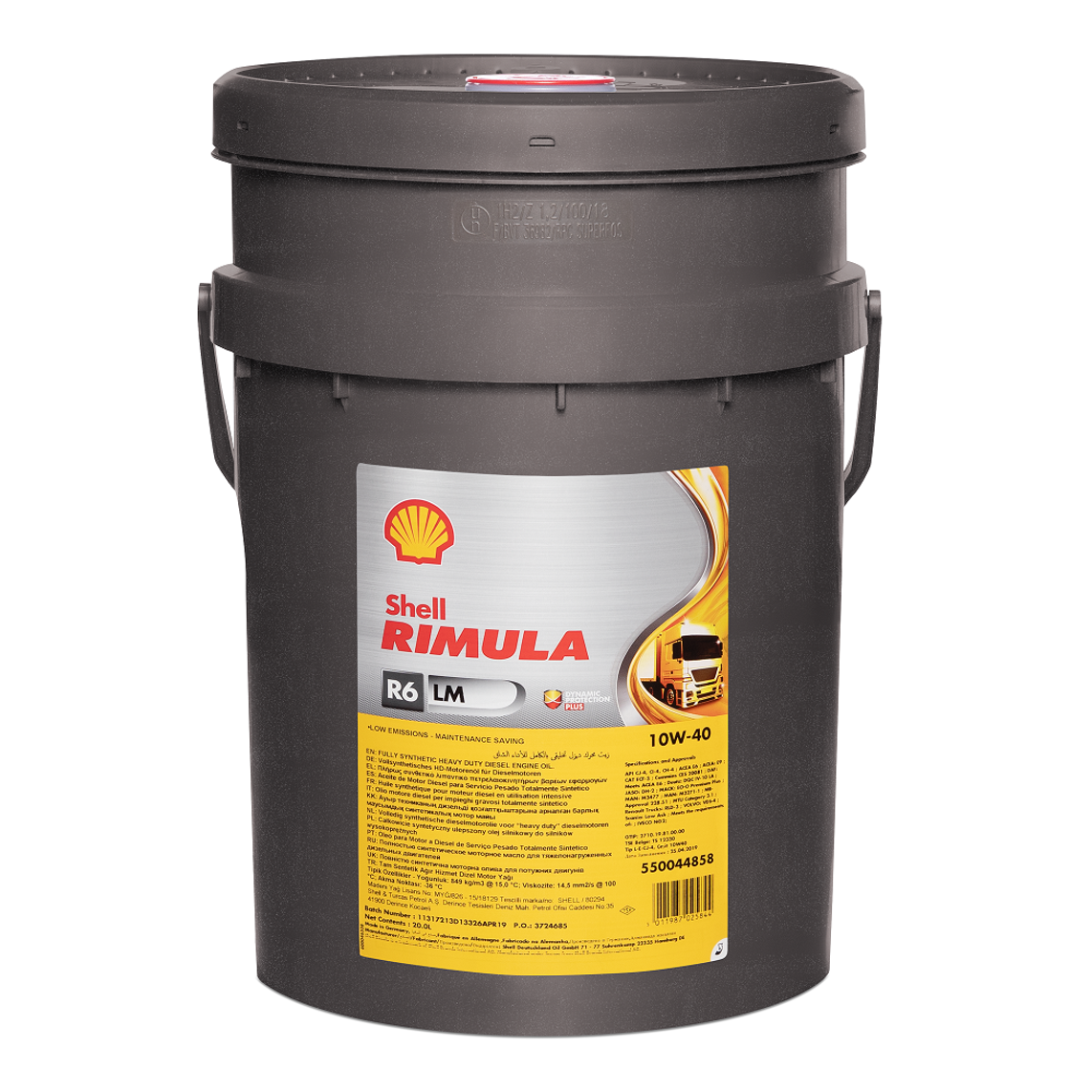 Масло Shell Rimula R6 LM 10W40 диз мот син (20л)