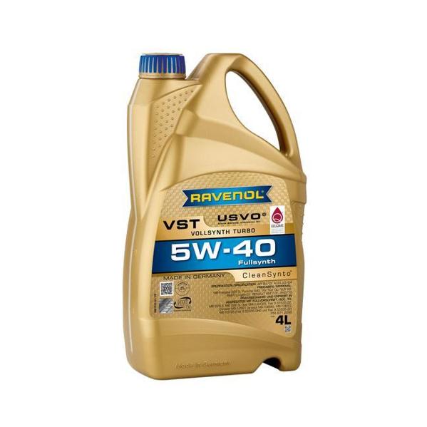 Масло моторное RAVENOL VST 5W-40 4л (синтетика+ПАО)