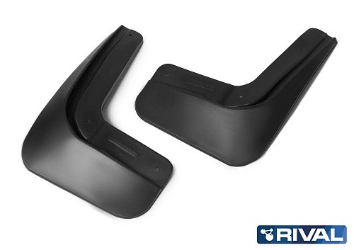 Брызговики задние, комплект, RIVAL для Chery Tiggo 7 Pro 2020-, (арт. 20908002)