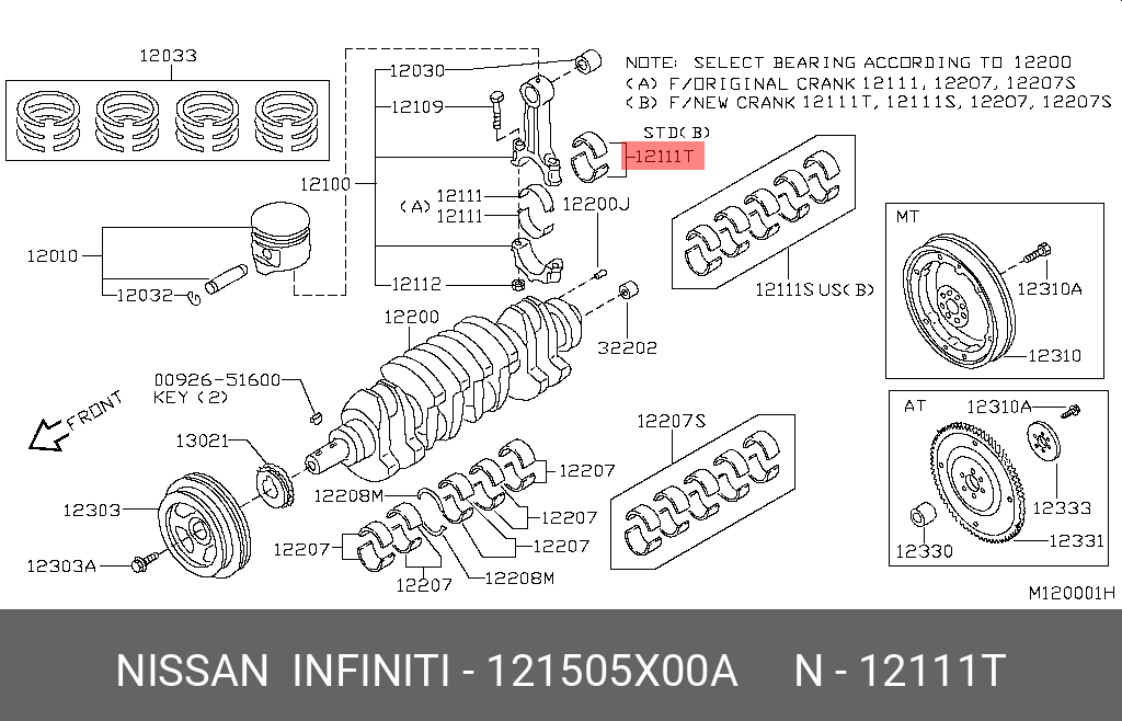 Коленвал патфайндер r51. 12150ad20c. Шкив коленвала Nissan Pathfinder r51 чертеж. Вкладыши распредвала на Ниссан сафари. Упорные кольца коленвала Ниссан np300.