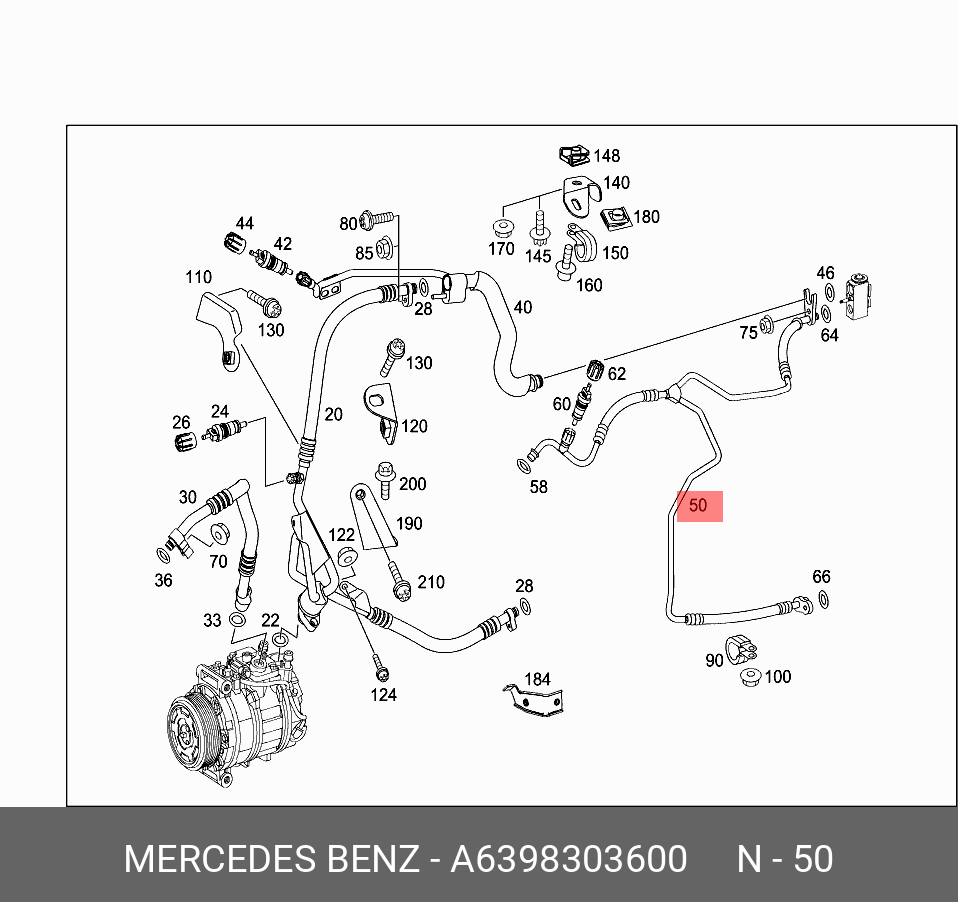 Схема кондиционера мерседес w203