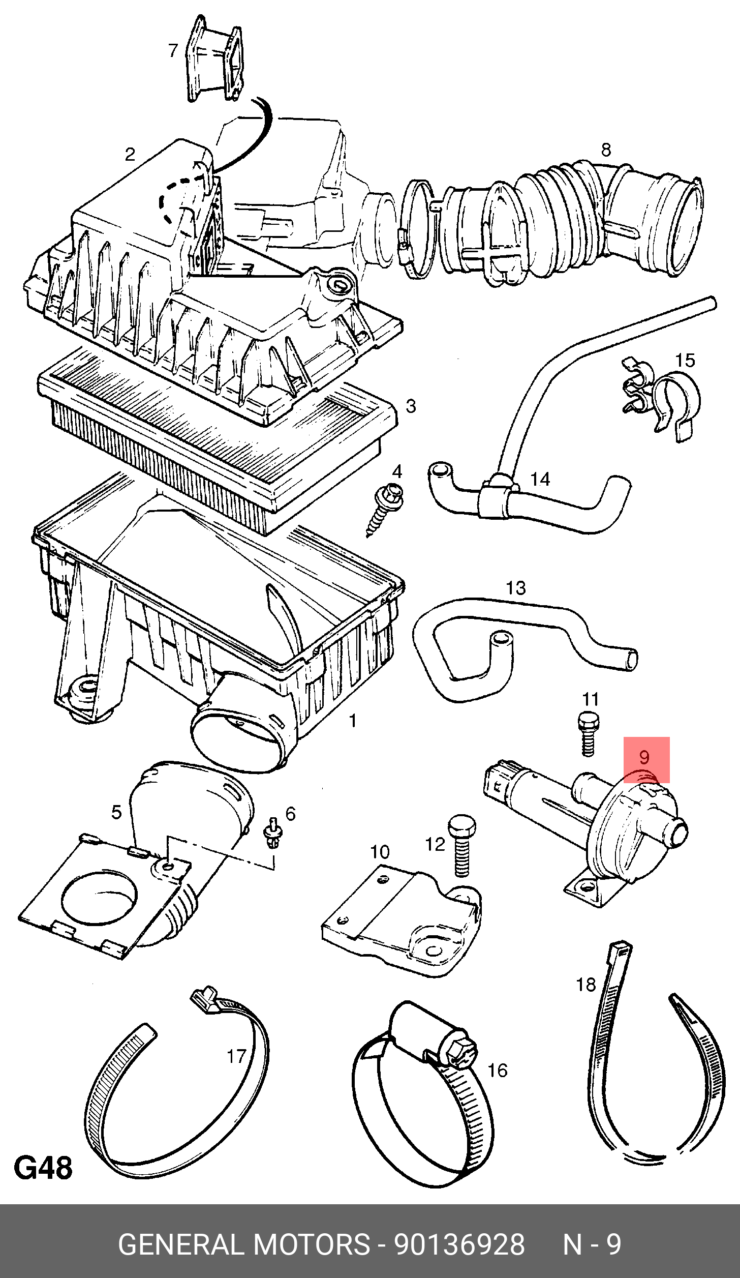 90136928 HOLDEN КЛАПАН, В СБОРЕ, ВСПОМОГАТЕЛЬНЫЙ ВОЗДУШНЫЙ (ИДЕНТ.  0280140147) (БНО.- ПРИМЕНЯТЬ 90166640 8 34 653) - купить, цена в  Санкт-Петербурге