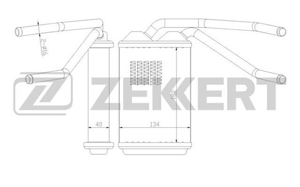 Радиатор печки (General Motors) MK5030