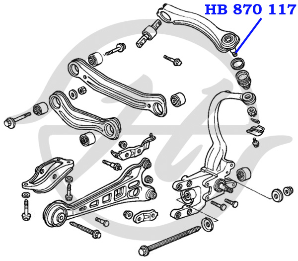 Схема задней подвески хонда аккорд 7