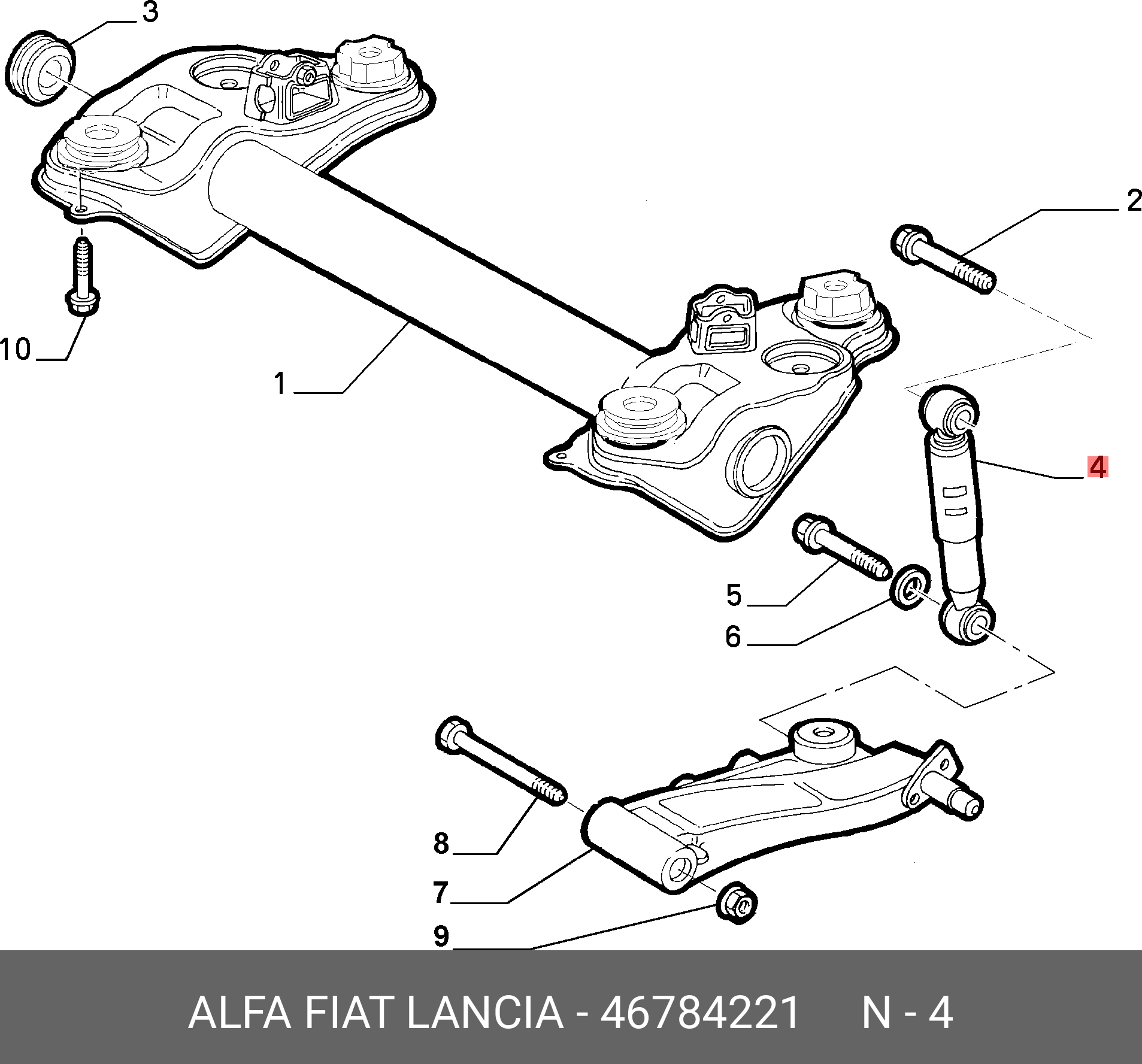 Ремкомплект Задних Рычагов Фиат Лянча Купить