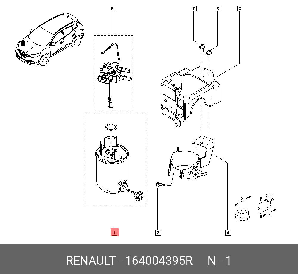 Фильтр топливный Рено Кангу 1.4. Renault 164004395r. Ключ для топливного фильтра. 164004395r.