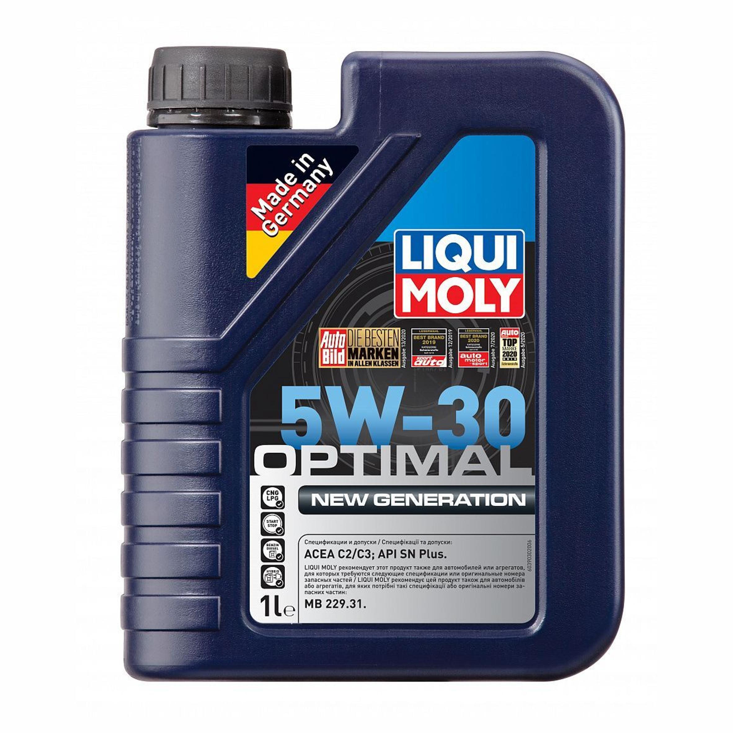 LM Optimal New Generation 5W-30 SN+, C2/C3 Масло моторное синт. 1л