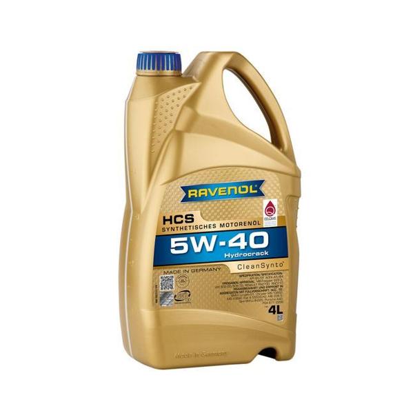 Масло моторное RAVENOL HCS 5W40 синтетическое 4 л 1112105004