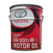 TOYOTA 0W20 SN PLUS Масло моторное синт. SN+/CF, GF-5 (Япония) (20L)