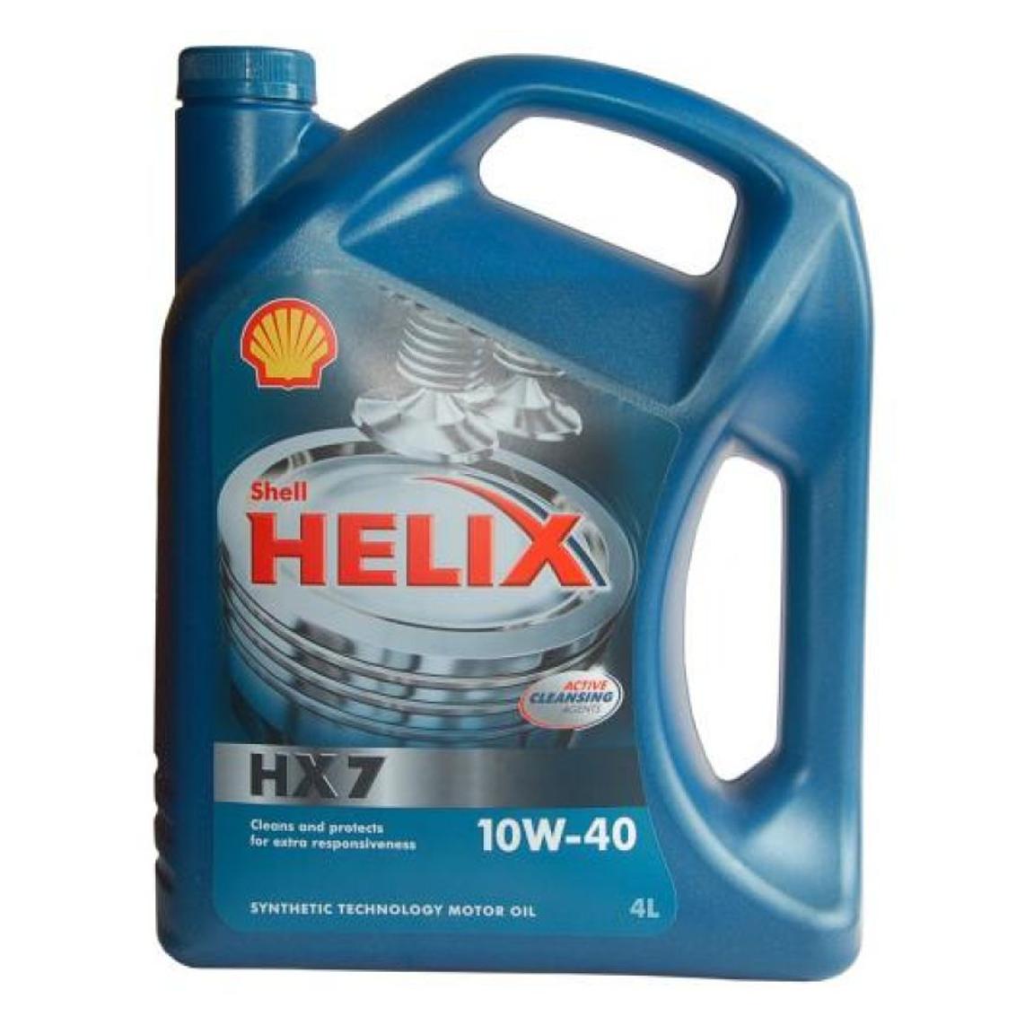 Масло моторное полусинтетическое "Helix HX7 10W-40", 4л