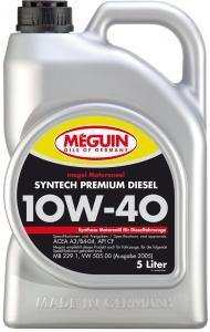 Масло моторное полусинтетическое "Megol Synt Premium Diesel 10W-40", 5л
