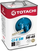 TOTACHI PREMIUM DIESEL FULLY SYNT CJ-4/SM 5W40 Масло моторное синт. (Япония) (6L)