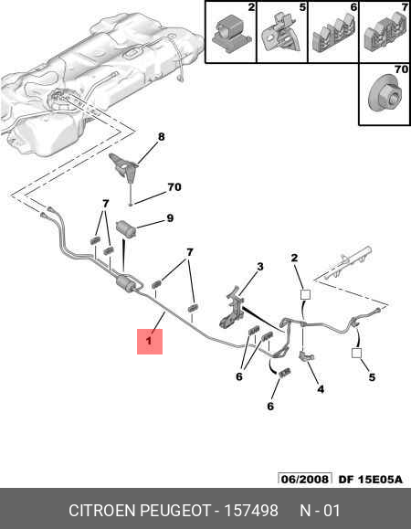 Топливная система пежо 408 бензин схема