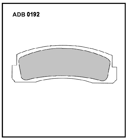 Колодки тормозные передние ВАЗ 2121 Allied nippon (ADB0192) Япония (16)