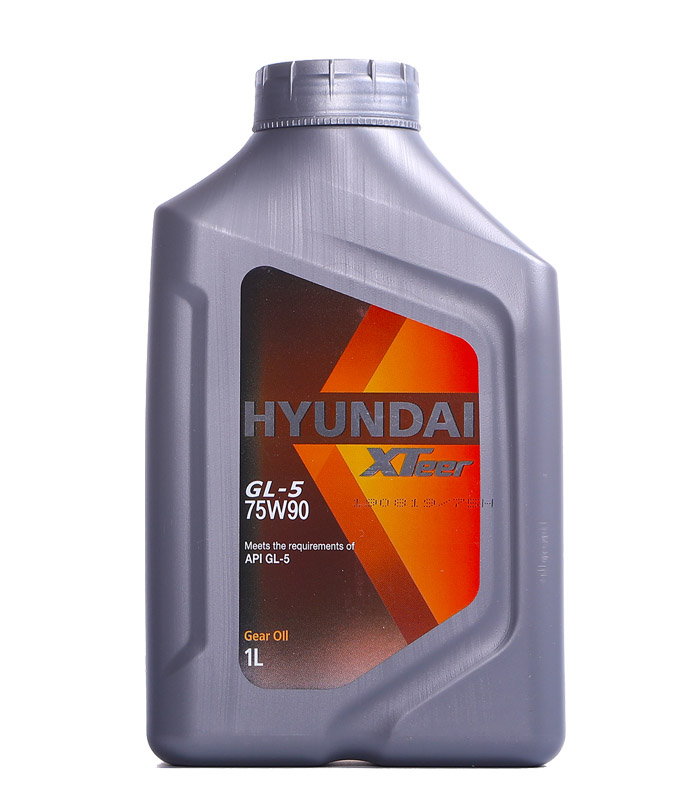 HYUNDAI XTEER GEAR OIL GL-5 75W90 Масло трансмиссионное (пластик/Корея) (1L)