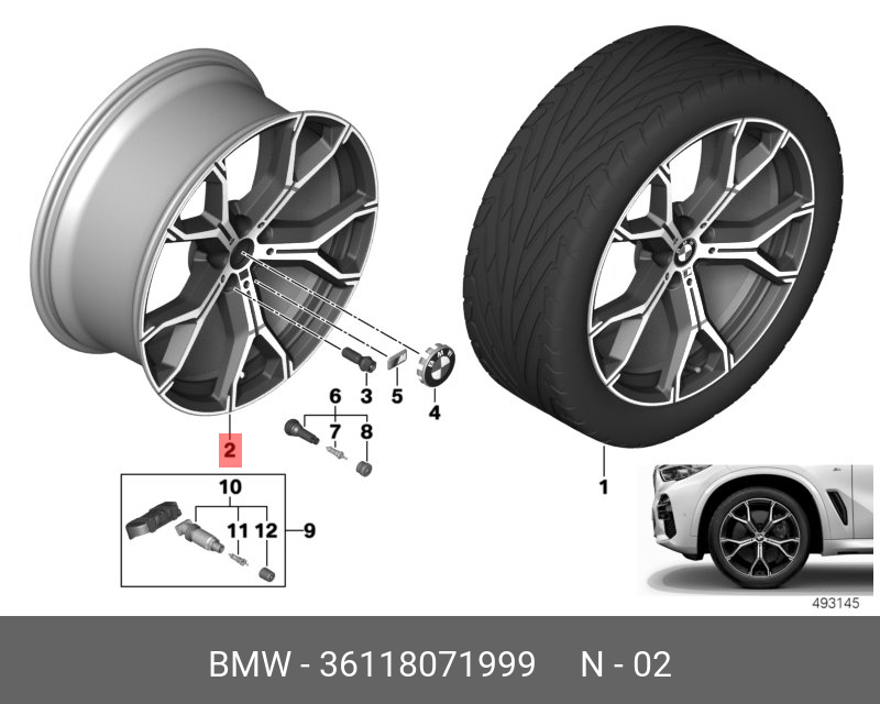 36 11. BMW Star spoke 740. 21