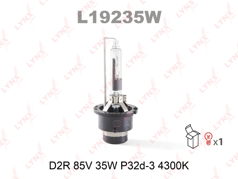 Лампа ксенон D2R 12V 35W P32d-3 4300K