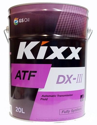 Трансмиссионная жидкость Kixx ATF DX-III /20л  синт.