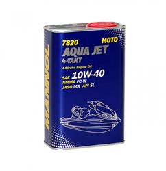MANNOL 4-TAKT AQUA JET 10W40 Масло моторное синтетическое металл (1л)