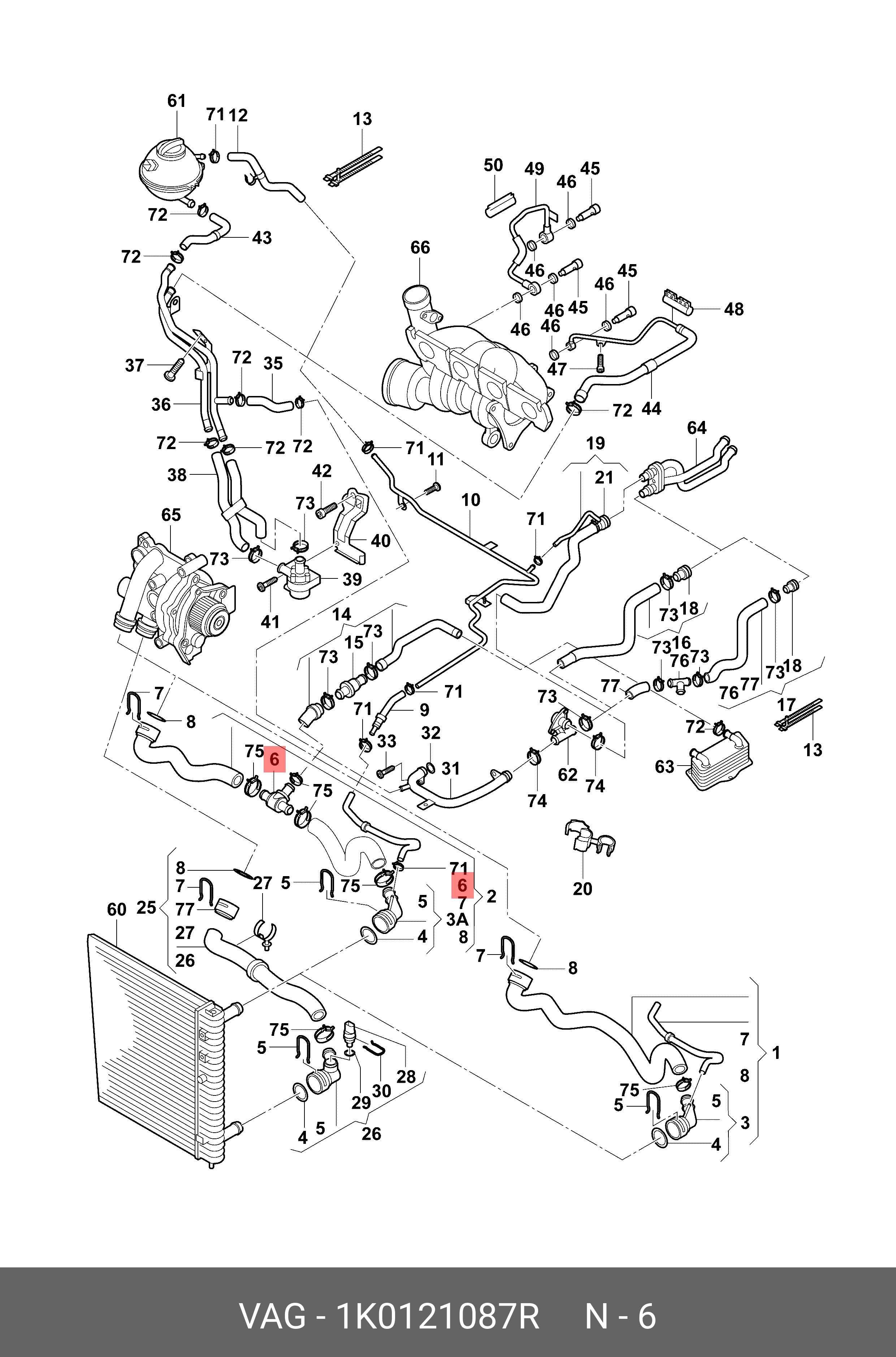Система охлаждения кодиак. 4. Система охлаждения кодиак. 0 tsi тигуан 1. 6.