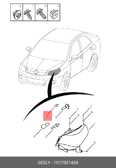 1017001404 Лампа W5W 12V габарит бесцок. GEELY GEELY купить, цена в  Челябинске