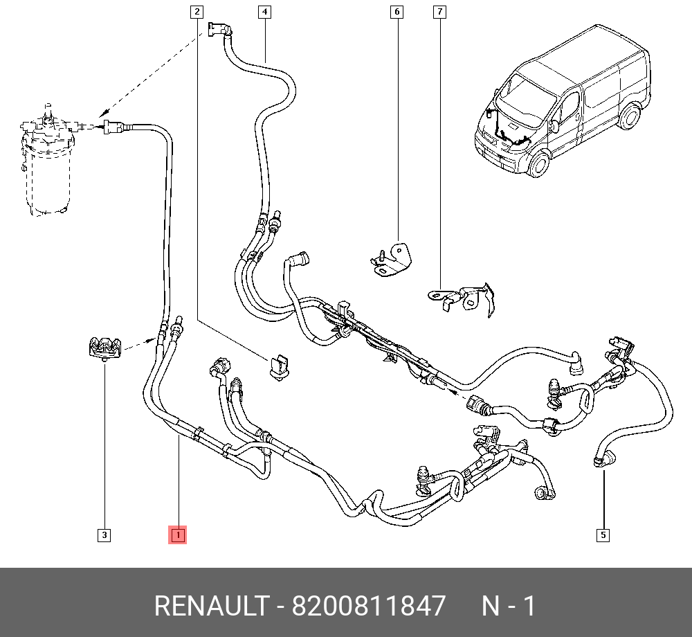 Купить RENAULT 172025557R - TANKGEBER в Минске