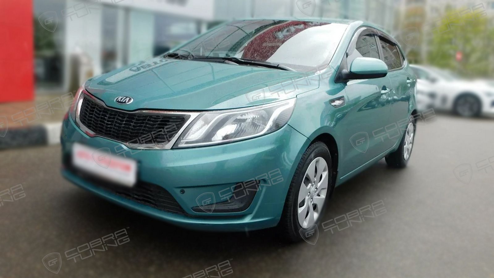 K12911 ДЕФЛЕКТОРА ОКОН KIA RIO III HB 5D 2011 COBRA TUNING купить, цена в  Челябинске