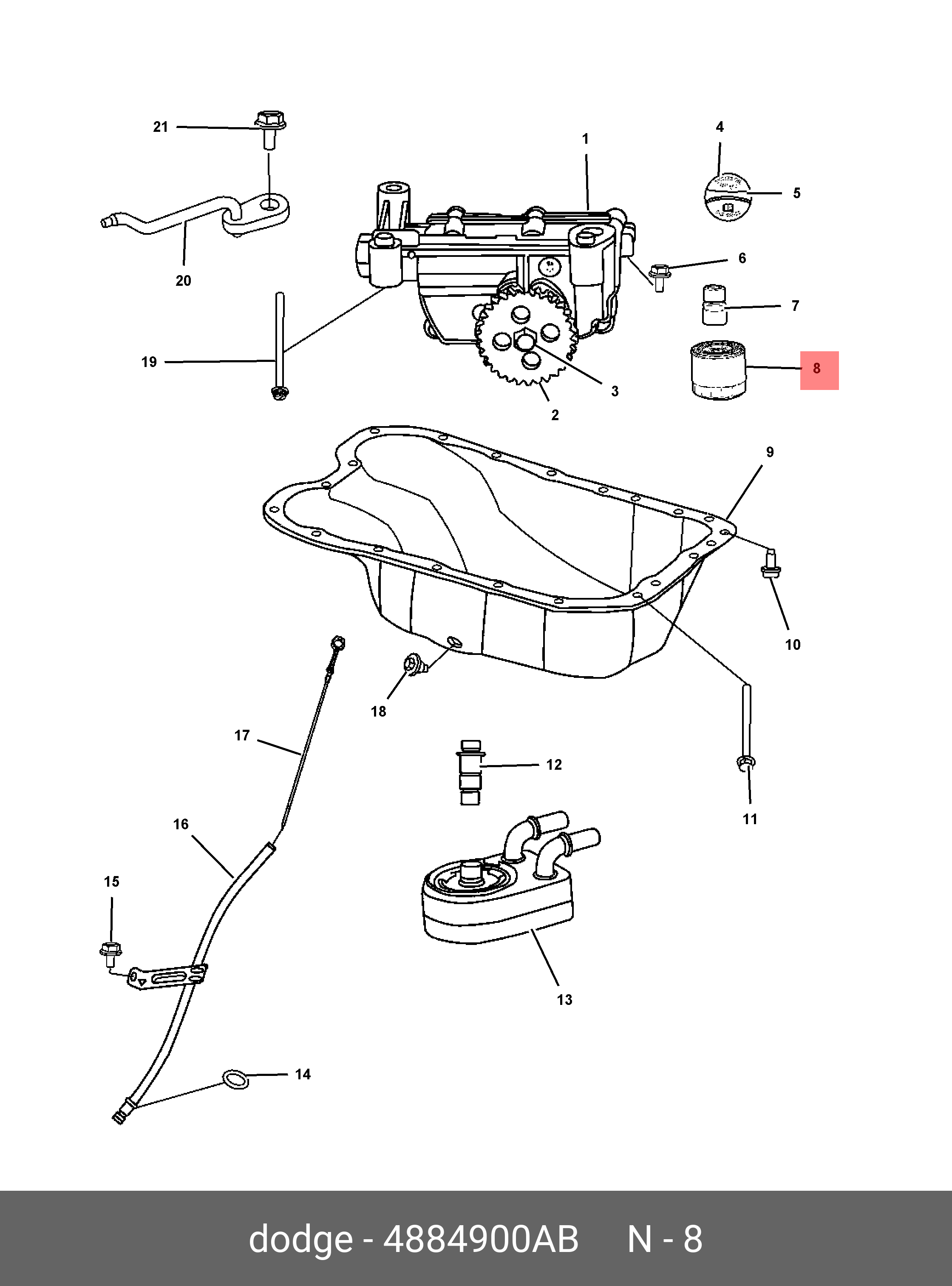 06507741aa Chrysler. 06507741aa. Пробка поддона Крайслер 2.4 Волга.