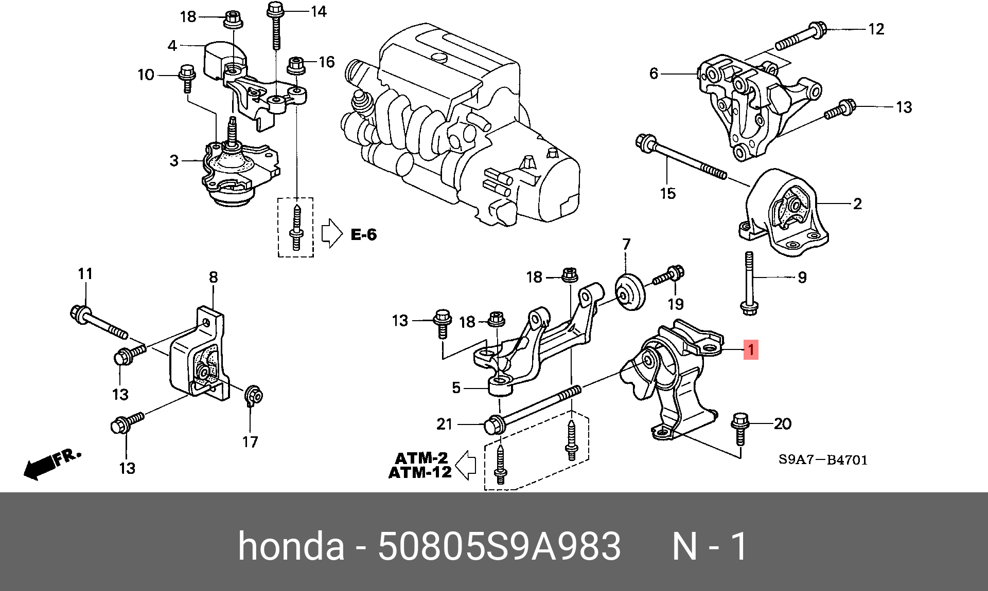 Honda cr v схема запчастей