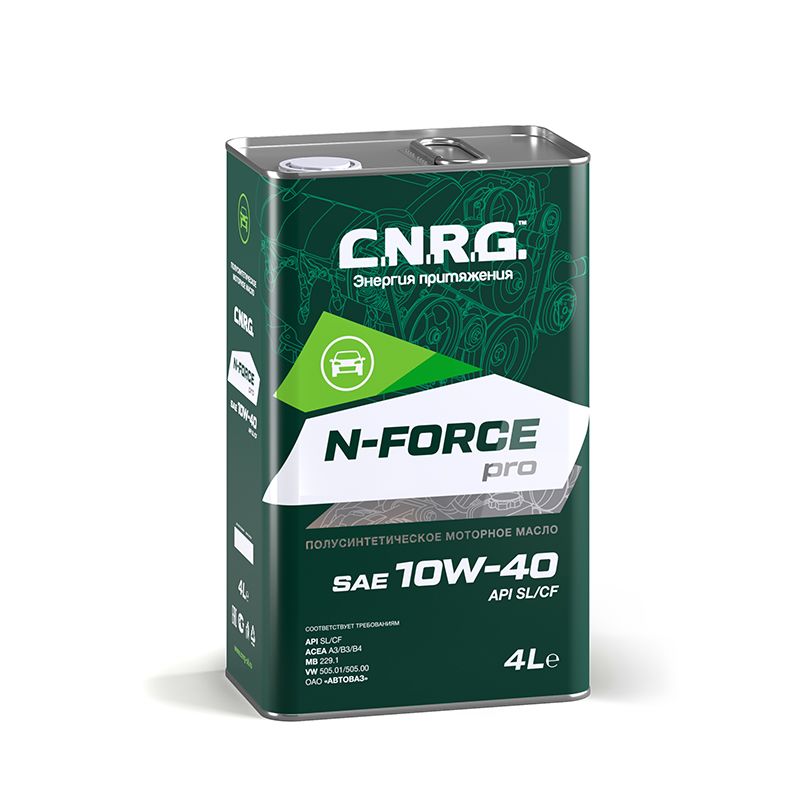 Масло моторное полусинтетическое 'N-Force Pro 10W-40', 4л