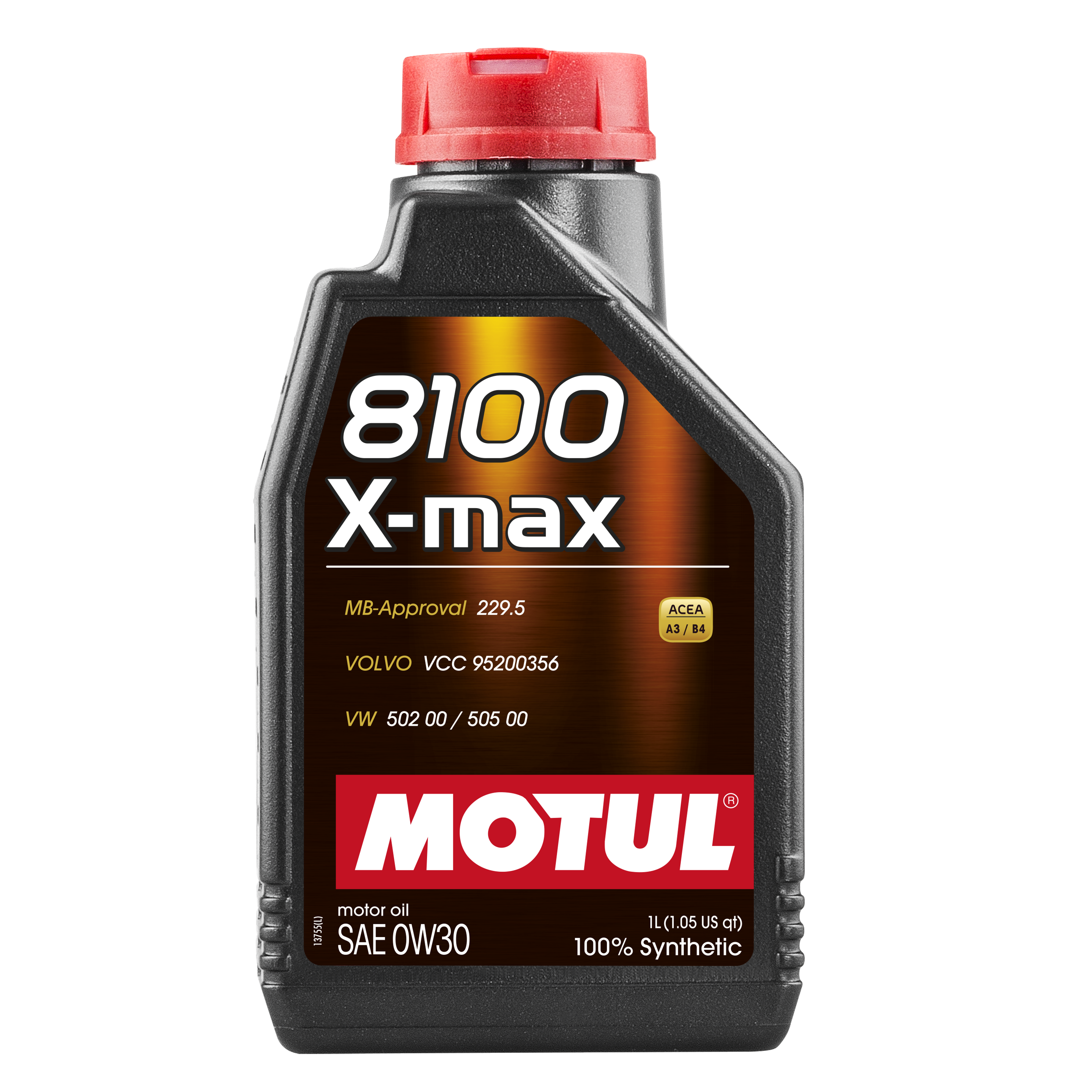 MOTUL 8100 X-MAX 0W30 Масло моторное синт. 1л