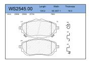 Передние колодки Toyota Auris