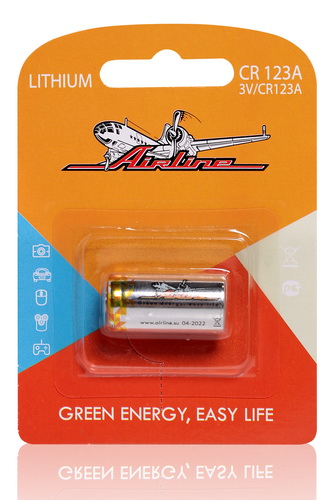 Батарейка CR123A 3V литиевая 1 шт. (CR123A-01).
