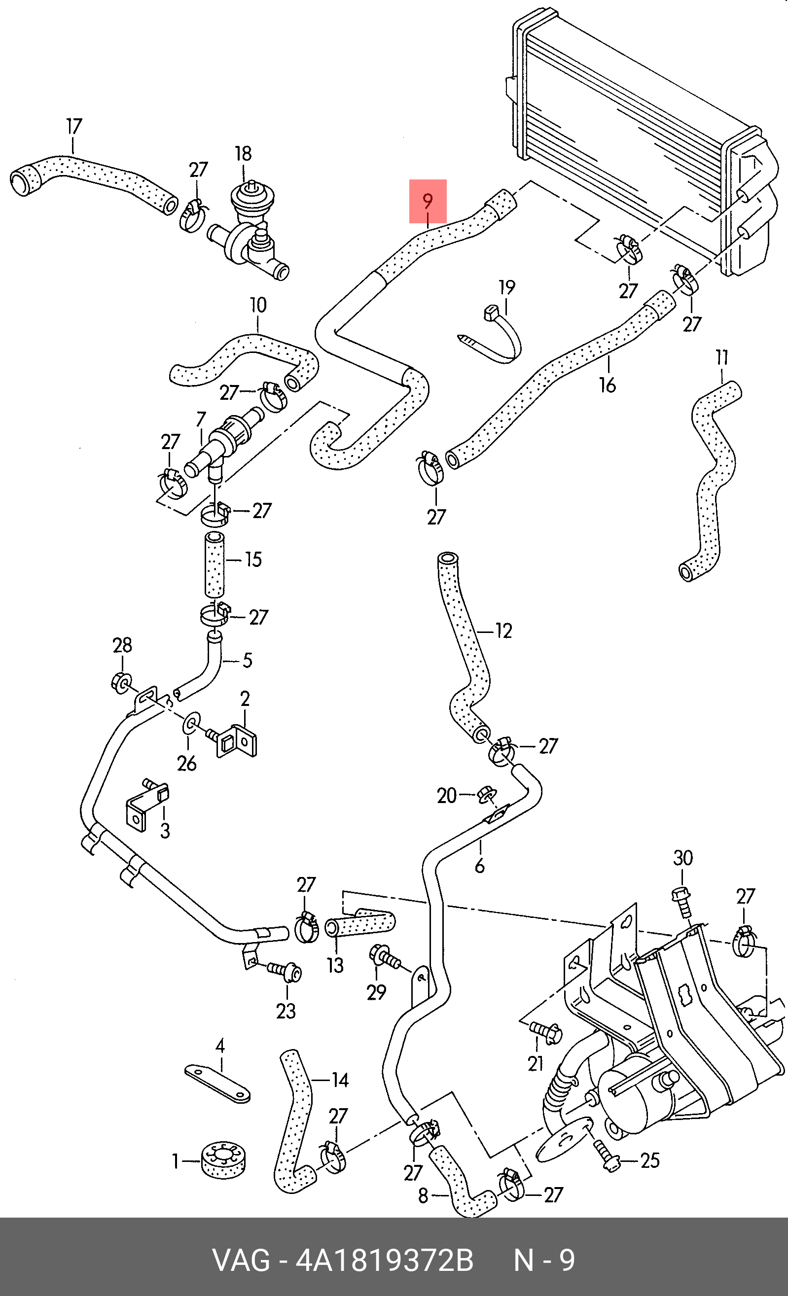 6. Система охлаждения ауди а6 с5. 6. 4 схема. 5 система охлаждения.