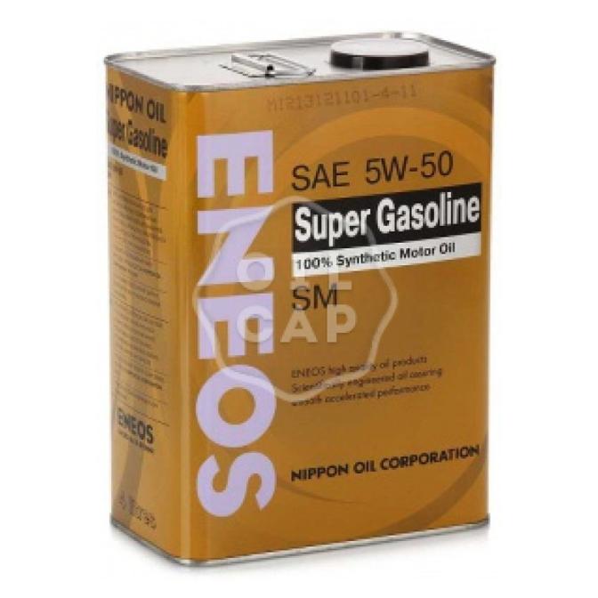 Масло моторное синтетическое "Super Gasoline SM 5W-50", 4л