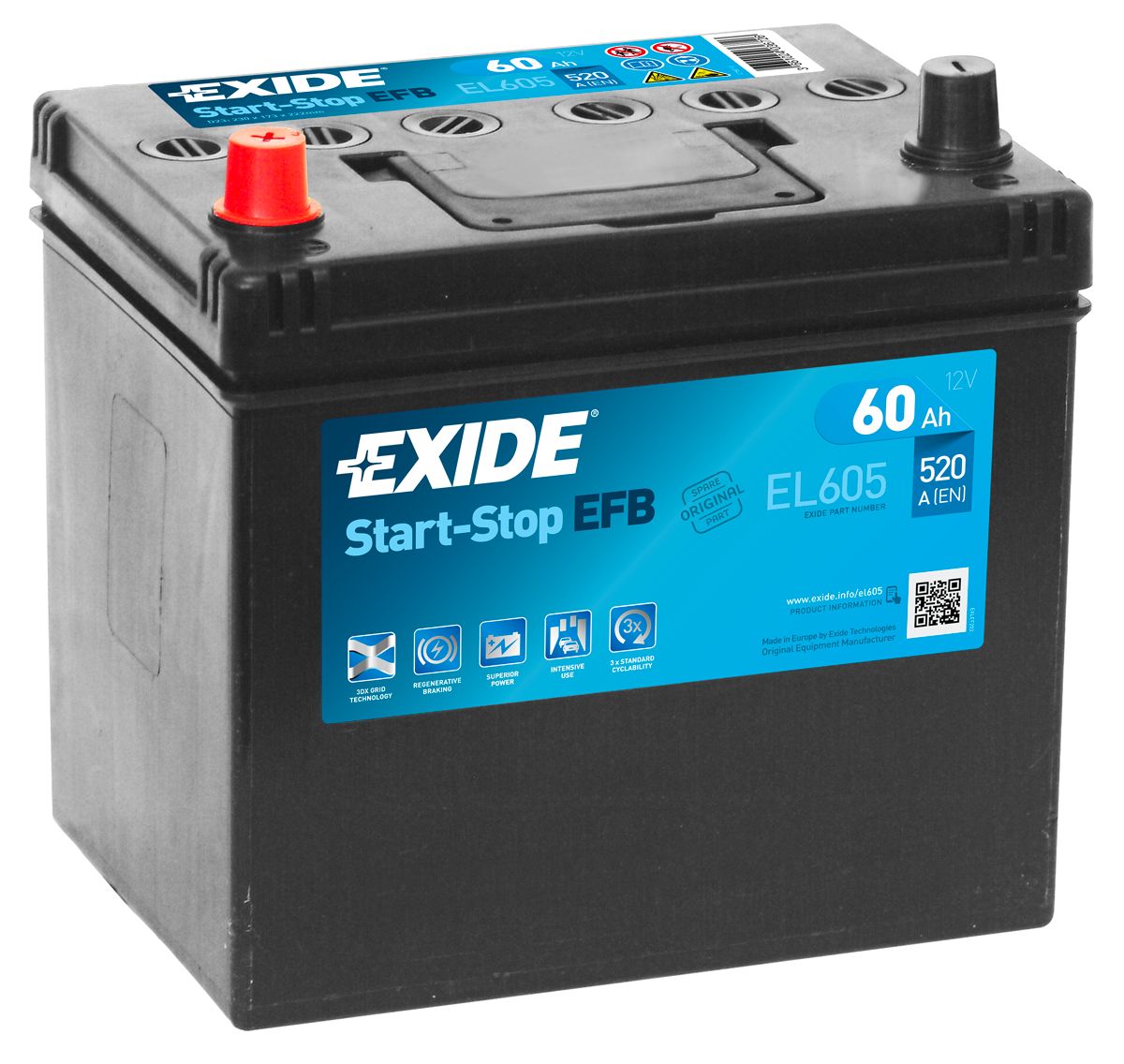 Exide Start-Stop EFB EL604