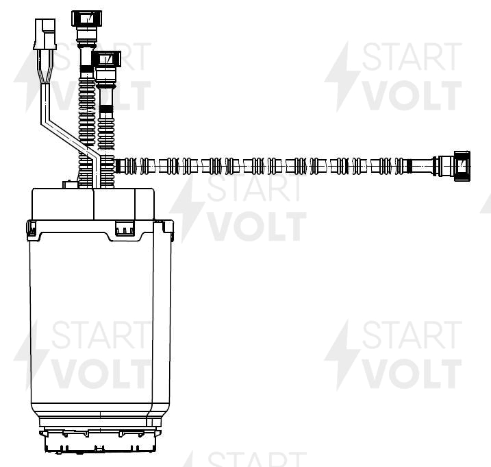 Модуль топливного насоса для а/м VAG Touareg (02-) бензин левый (SFM 1815)