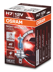 лампа 12V 55W H7 NIGHT BREAKER LASER +150%