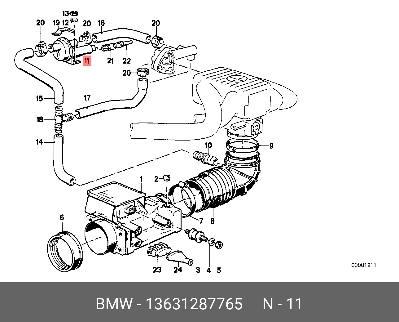 Воздух в системе бмв. Расходомер воздуха bmw м10 1.8. вакуумная система бмв 318i. патрубок дмрв бмв м30b28. м30б30расходомер.