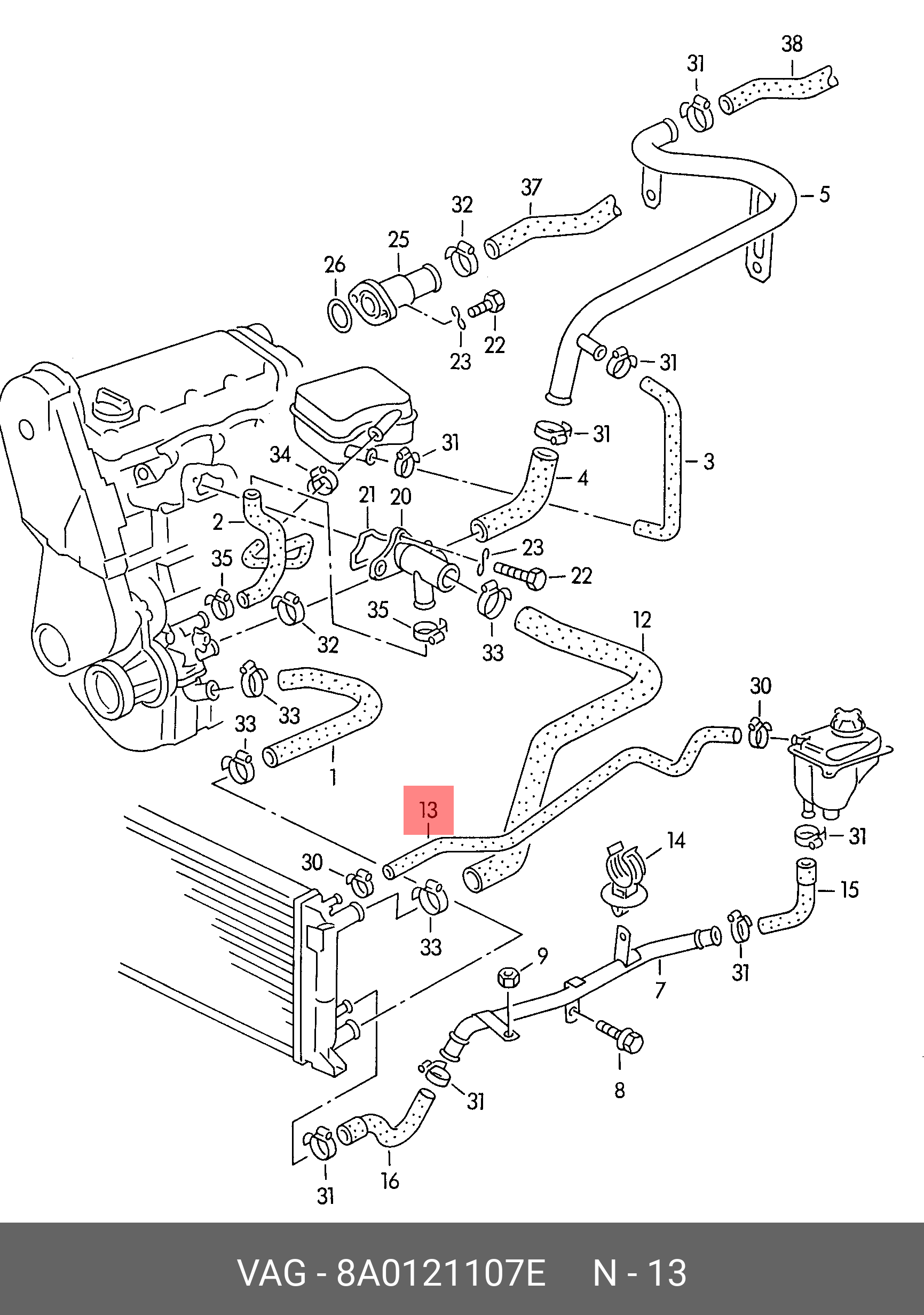 Система охлаждения ауди а6 с6. 4. 8. Схема системы охлаждения ауди а6. Система охлаждения bbj 3.