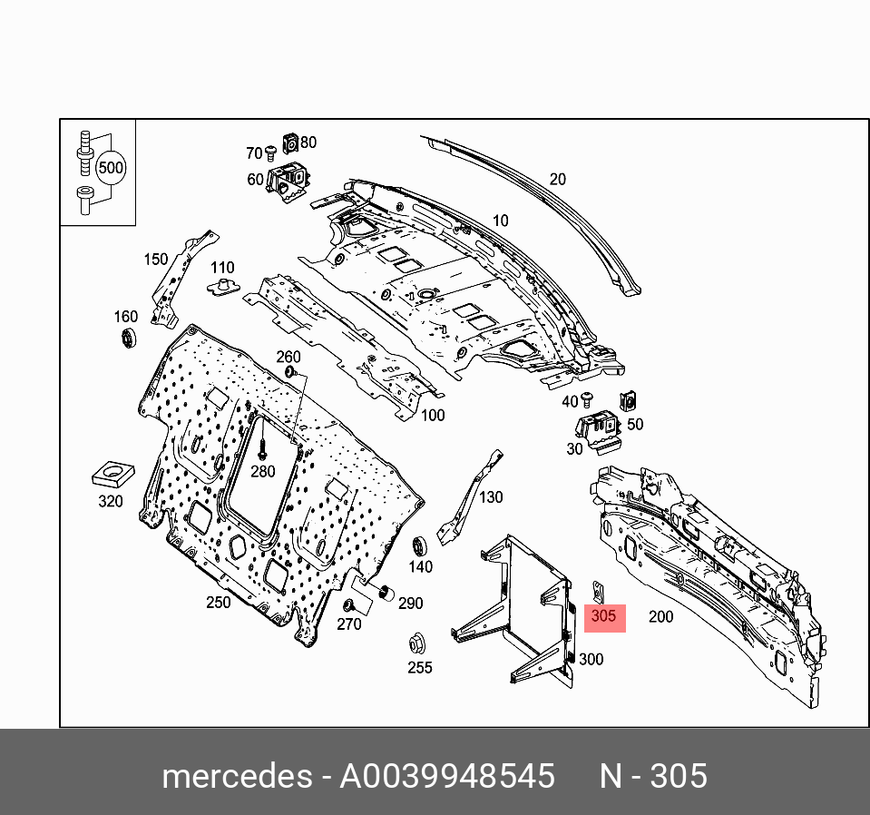 Карта запчастей мерседес