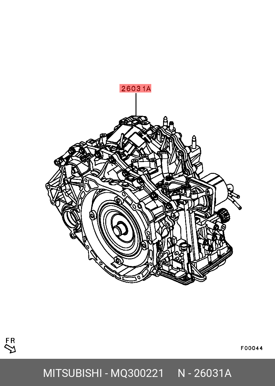 MQ300221 T/CONV & AUTO T/A ASSY MITSUBISHI купить, цена в Екатеринбурге