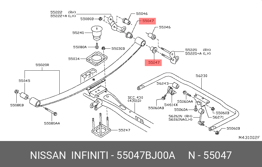 Схема запчастей nissan nv200